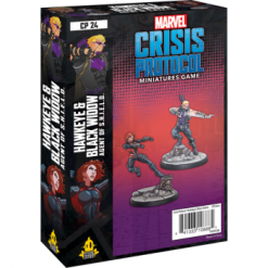 Pret mic Marvel Crisis Protocol: Hawkeye and Black Widow